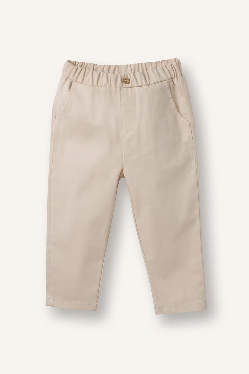 ديفاكتو طقم اولادي سويت شيرت وبنطلون بطبعة شعار قصة عادية - قطعتين - Image 3